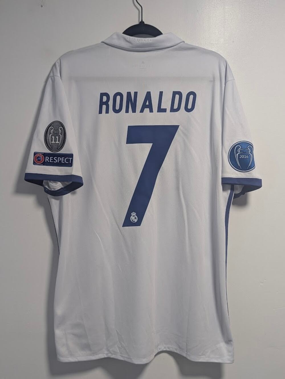 Real Madrid Ronaldo Jersey XL UCL Final Match Details